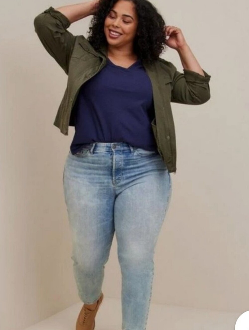 3 For $30 Torrid Blue V Neck Short Sleeve Tee